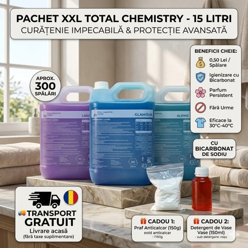 Pachet Promotional XXL 15L Detergent Rufe Transport Gratuit