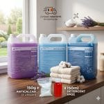 Pachet doua bidoane de 5 litri Detergent de Rufe si 5 litri Balsam de Rufe