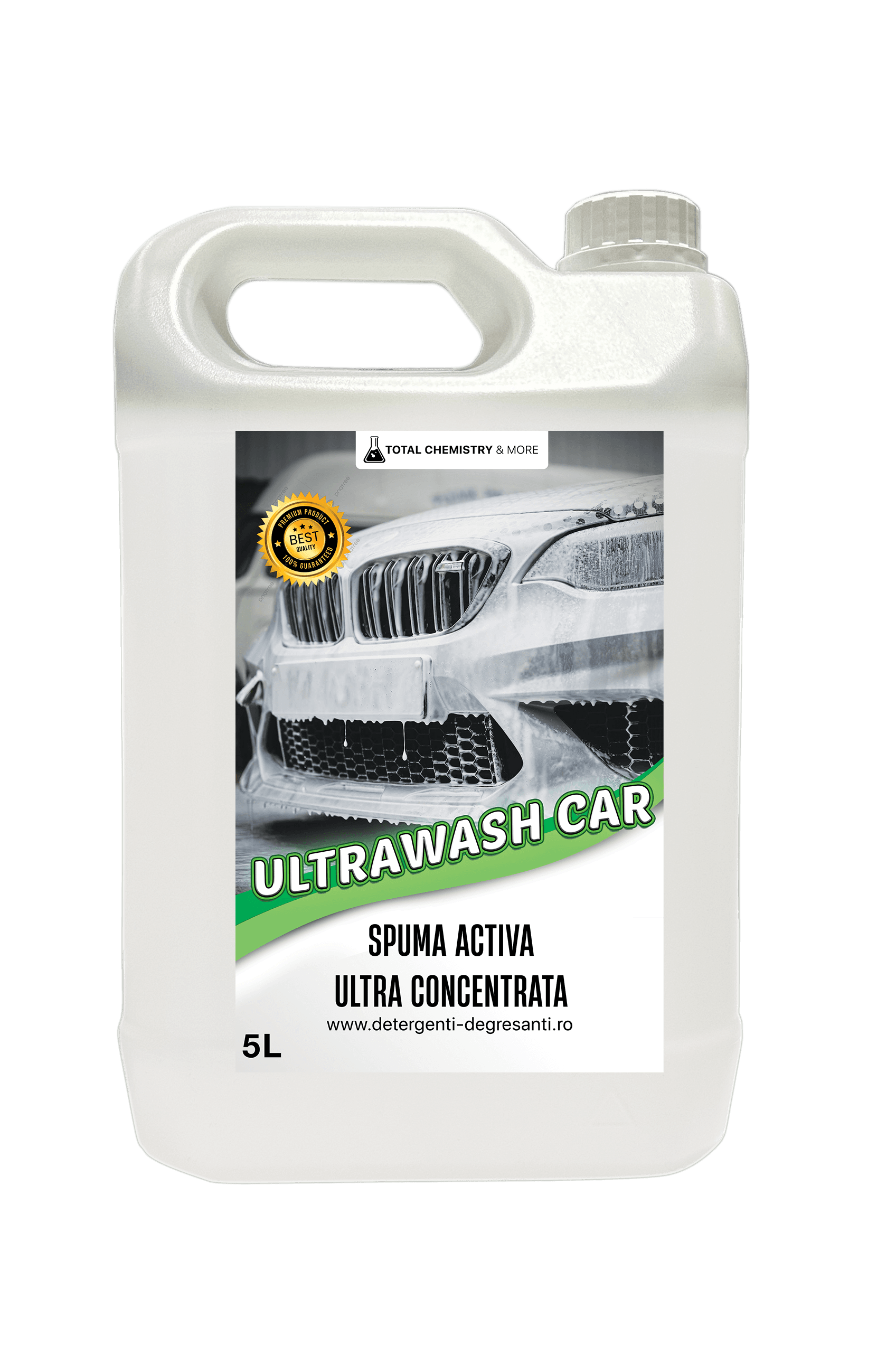 SPUMAACTIVAULTRACONCENTRATA-sticla5L SPUMA ACTIVA ULTRA CONCENTRATA - ULTRAWASH CAR ( 5L / 22L ) - imagine 1