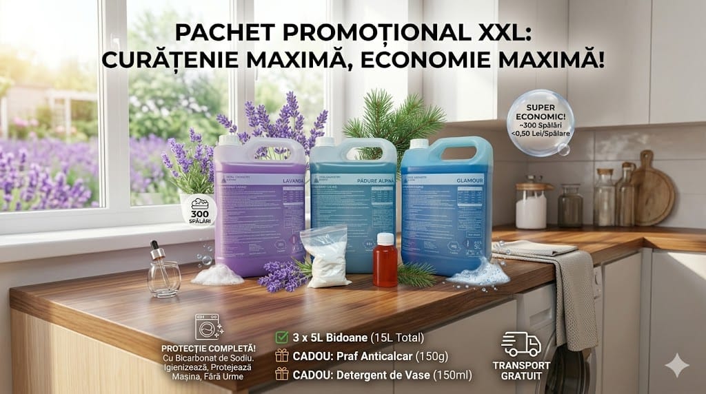 Detergenti si Degresanti 14 Pachet de 15 litri de Detergent de haine premium si Transport Gratuit